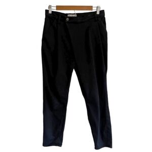 Madewell Black Cotton Trouser Pants Women's Style B1945 Size 26